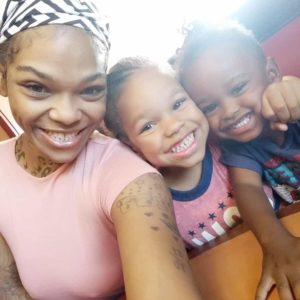 Apple Watts with her Kids
