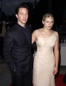 Keanu Charles Reeves with his girlfriend Amanda