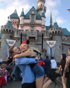 Cameron Monaghan With His Girlfriend Peyton List At Disney Land