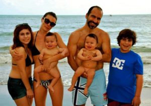 Dara Khosrowshahi With His Wife And Children
