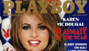 Karen Mcdougal On Playboy Magazine Cover