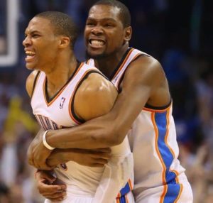 Russell and Kevin Durant