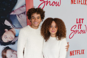 Talia Jackson with her brother