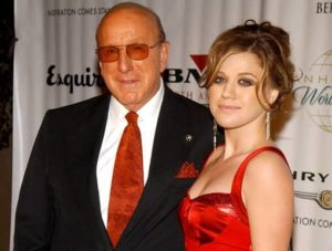 Kelly Clarkson with her father