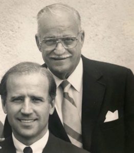 Joe Biden with his father