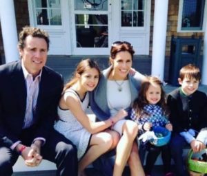 Chris Cuomo with his wife & kids