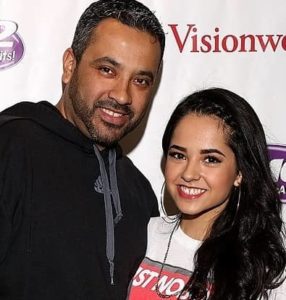 Becky G with her father