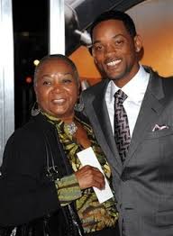 Will Smith with his mother
