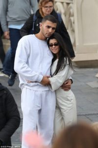 Kourtney Kardashian with her boyfriend Younes