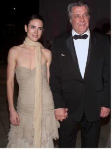 Jennifer Connelly with her father