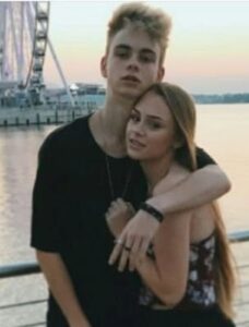 Corbyn Besson with his sister