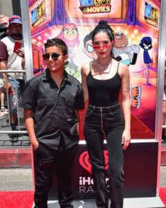 Halsey with her brother Dante