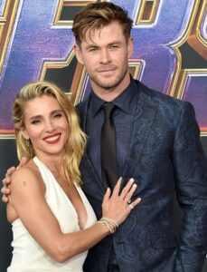 Chris Hemsworth with his wife Elsa