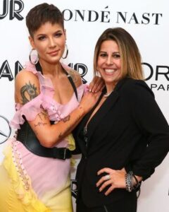 Halsey with her mother