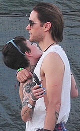 Halsey with her boyfriend Jared