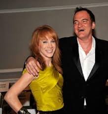 Quentin Tarantino with his ex-girlfriend Kathy 