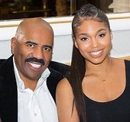 Lori Harvey with her Step Father