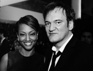 Quentin Tarantino with his ex-girlfriend Nichole 