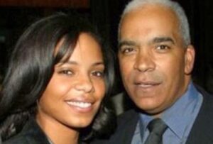 Sanaa Lathan with her father
