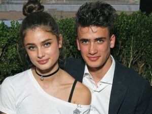 Taylor Hill with her brother