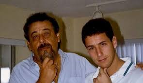 Adam Sandler with his father