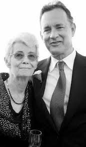 Tom Hanks with his mother