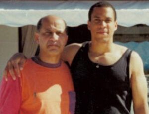 Cory Booker with his father