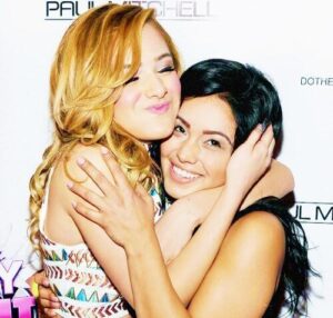 Chachi Gonzales with her sister Dominique