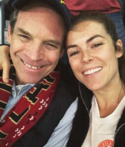 Kelley O’Hara with her father