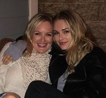 Michelle Randolph with her mother