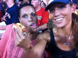 Lolo Jones with her sister