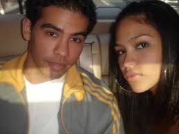 Cassie Ventura with her brother
