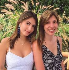Samantha Blake Cohen with her mother