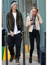 Lily-Rose Depp with her ex-boyfriend Ash