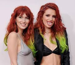 Bella Thorne with her sister Dani