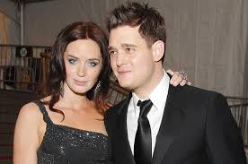 Michael Buble with his ex-girlfriend Emily