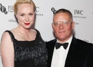 Giles Deacon with his girlfriend