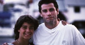 John Travolta with his brother Joey