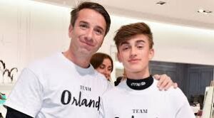 Johnny Orlando with his father