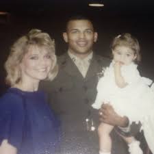 Chantel Jeffries with her parents