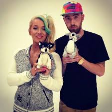 Jenna Marbles with her brother