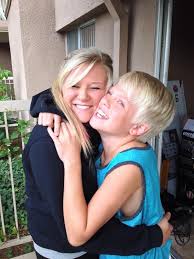Carson Lueders with his sister