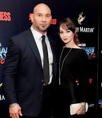 Sarah Jade with her husband