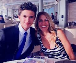 Brent Rivera with his mother