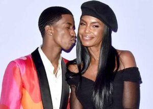 Christian Combs with his mother
