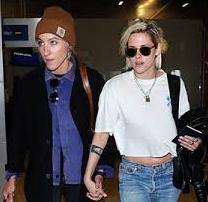 Kristen Stewart with her boyfriend Alicia