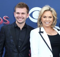 Chase Chrisley with his mother