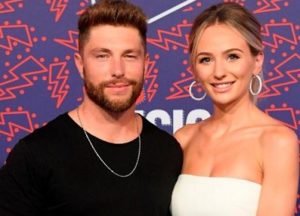 Chris Lane with his wife
