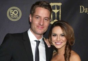 Justin Hartley with his ex-wife Chrishell