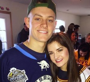 Brooke Hyland with her brother